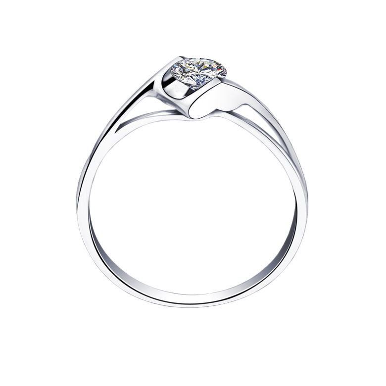 Solitaire Diamant Or blanc. Victor Hugo, A Jeanne | Gemperles - 1