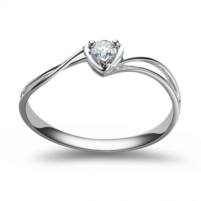 Solitaire Diamant Platine - J'ai Dit à Mon Cœur - Alfred De Musset | Gemperles - 3