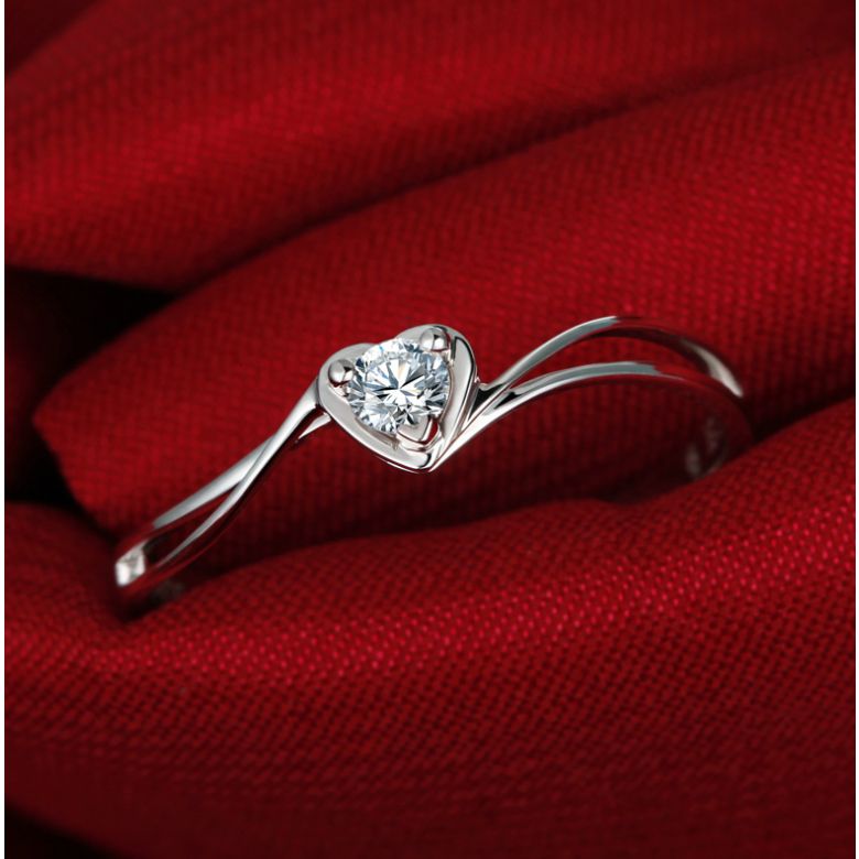 Solitaire Diamant Platine - J'ai Dit à Mon Cœur - Alfred De Musset | Gemperles - 7