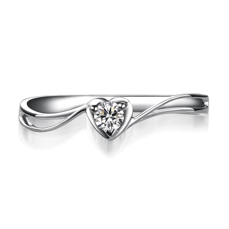 Solitaire Diamant Or Blanc - J'ai Dit à Mon Cœur - Alfred De Musset | Gemperles - 5