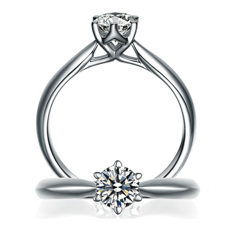 Solitaire Or Blanc, Diamant 0.25ct - L'Amour - Adélaïde DUFRÉNOY | Gemperles - 2
