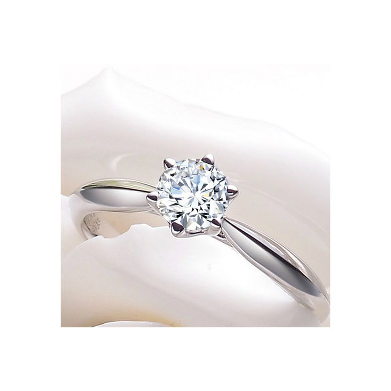 Solitaire Or Blanc, Diamant 0.25ct - L'Amour - Adélaïde DUFRÉNOY | Gemperles - 3