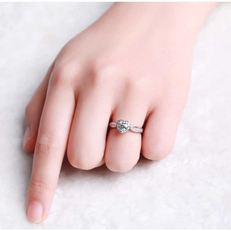 Bague Solitaire Your Best Friend - Or Blanc 18 Carats & Diamants | Gemperles - 2