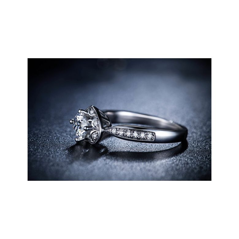 Bague Solitaire Your Best Friend - Or Blanc 18 Carats & Diamants | Gemperles - 4