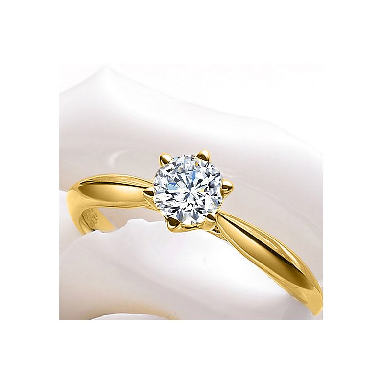Solitaire Or Jaune, Diamant 0.25ct - L'Amour - Adélaïde DUFRÉNOY | Gemperles - 5