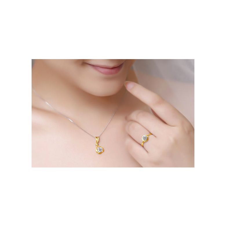 Solitaire bague ensorcelée - Diamant 0.15 carat - Or jaune 750/1000 | Gemperles - 2